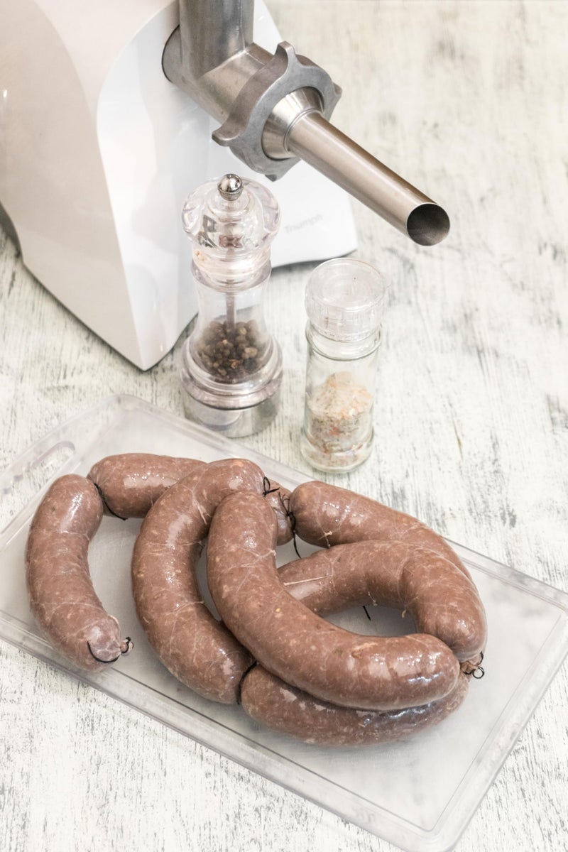 Tesor #12 Stainless Steel 2 Inch Meat Bag Filling Tube for Meat Grinder - Image 4